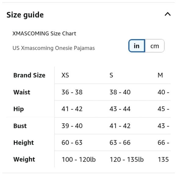 XMASCOMING Unisex Hooded Fleece Christmas Onesies One-Piece Pajamas NWT - Picture 6 of 7